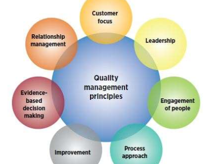 Diagram of The Principles of Quality Management